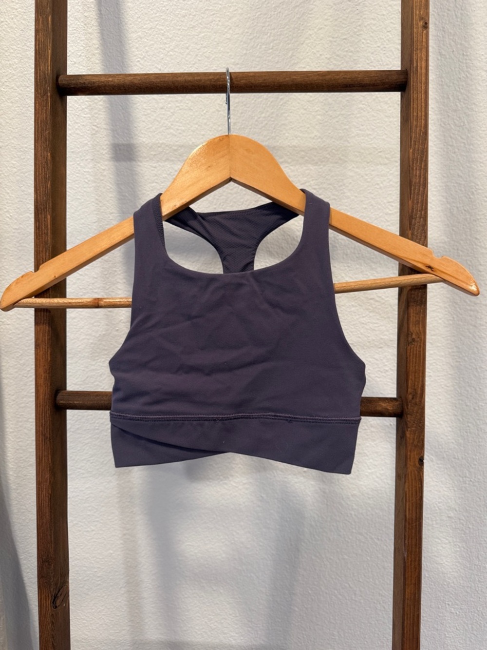 Athleta Girls' High Neck Racerback Tank Top - Charcoal